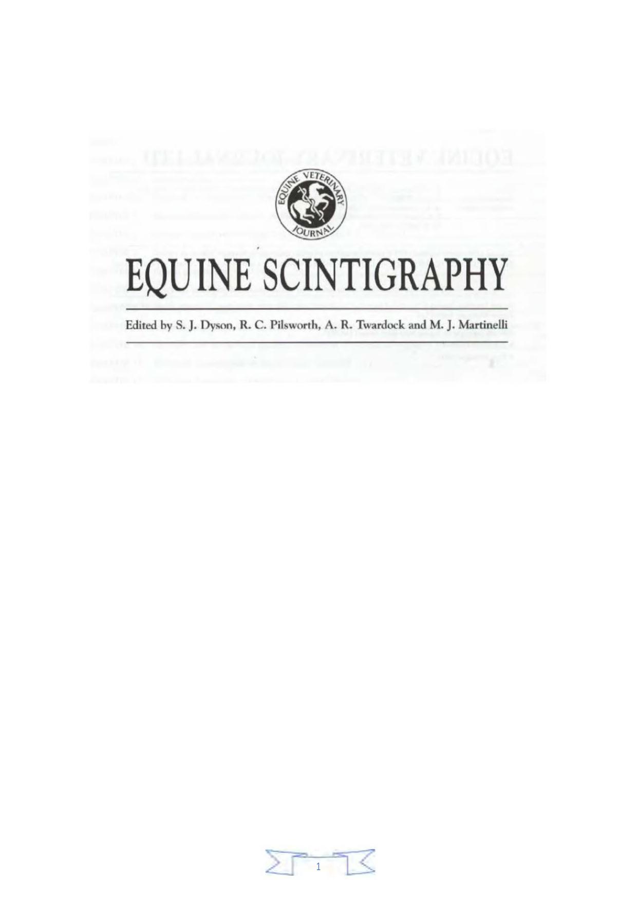 Equine-Scintigraphy