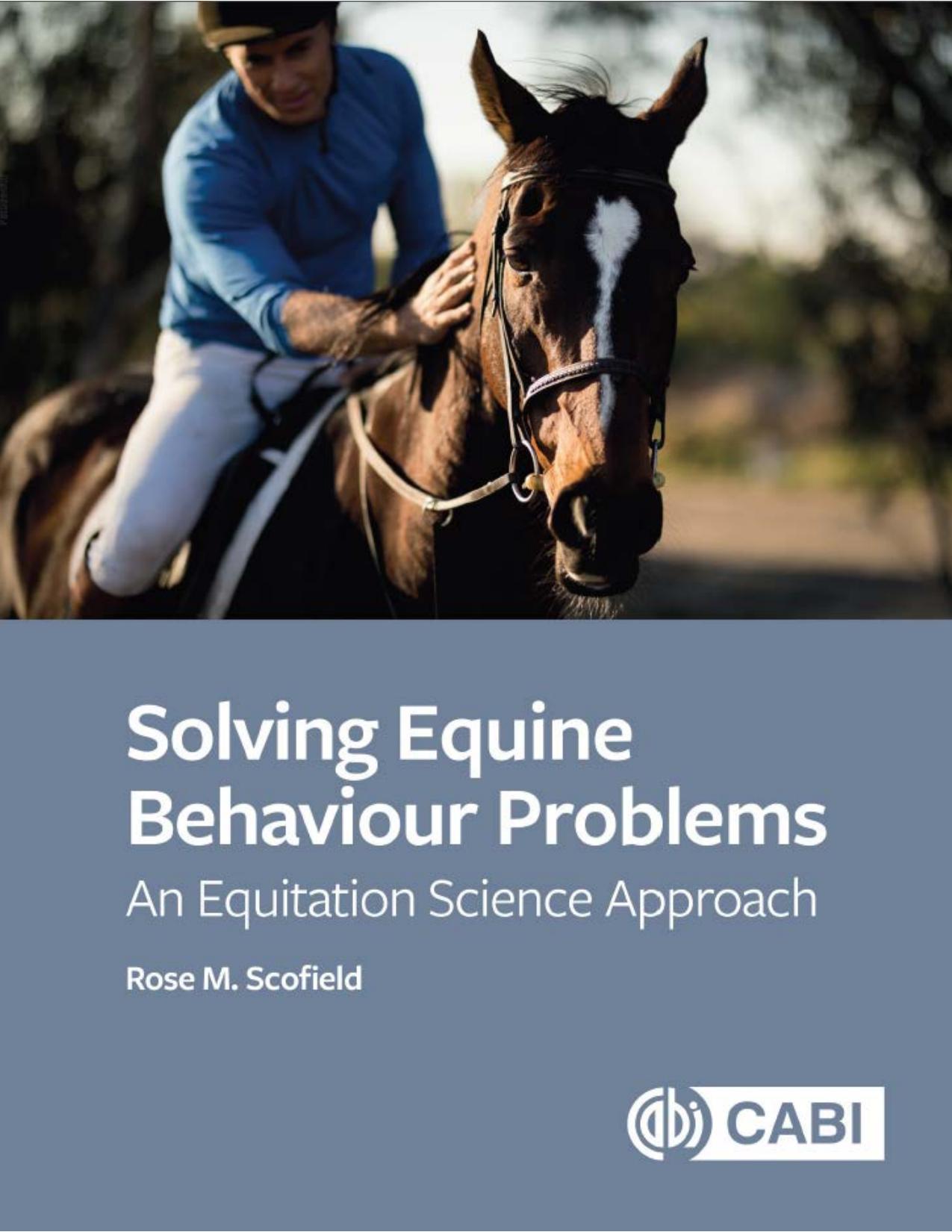 Solving Equine Behaviour Problems