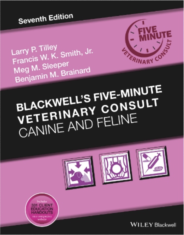 Blackwell's Five-Minute Veterinary Consult Canine and Feline, 7th Edition