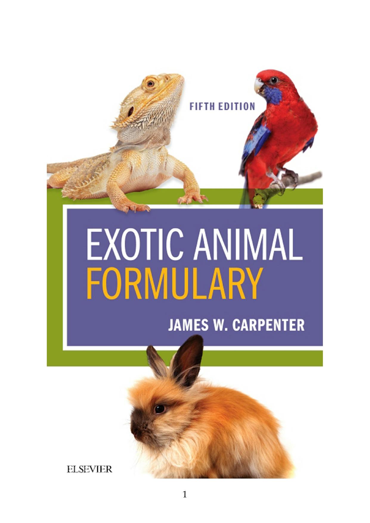 Exotic Animal Formulary, 5th Edition