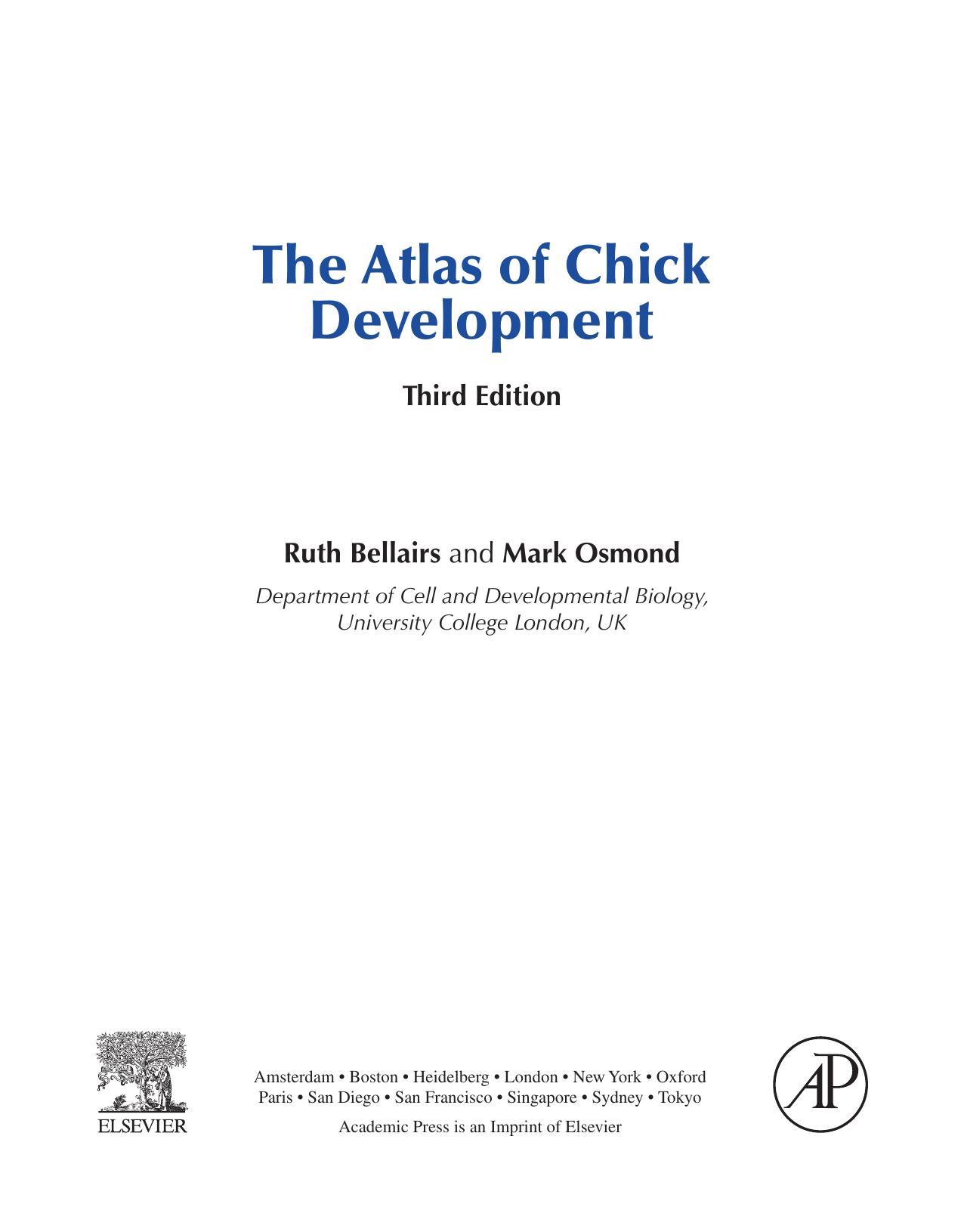 The atlas of chick development