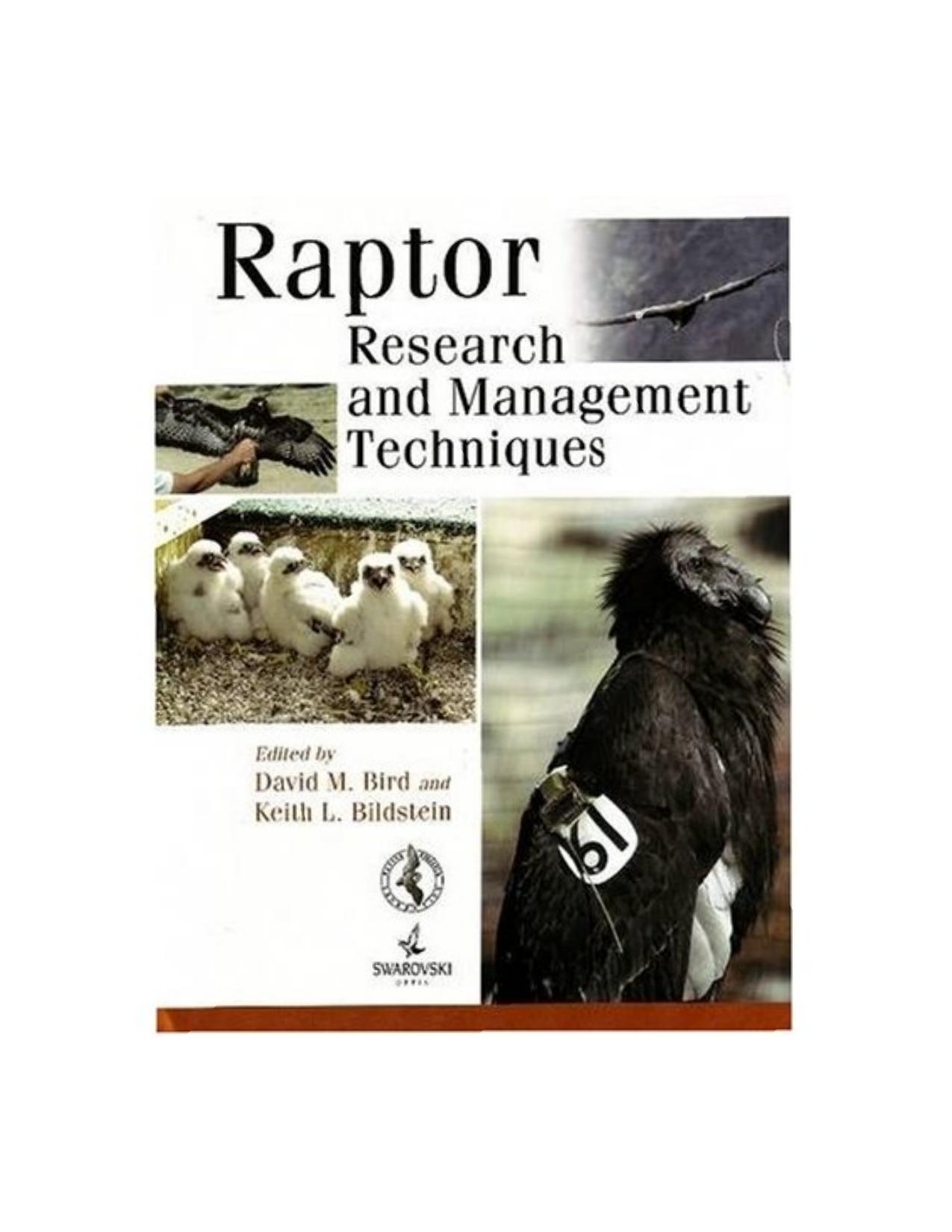 Raptor Research and Management Techniques