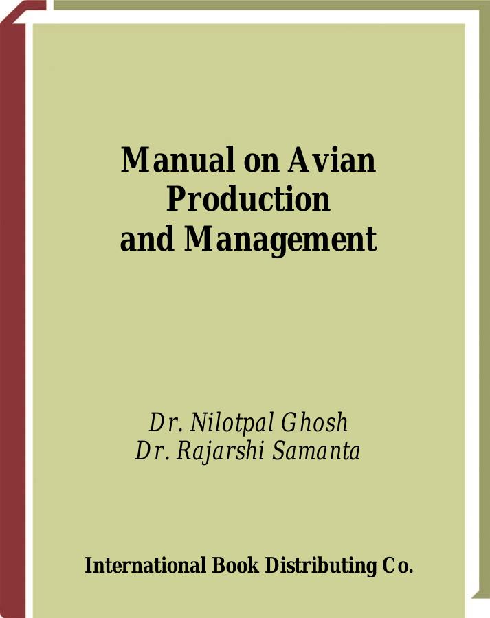 Manual on Avian Production and Management